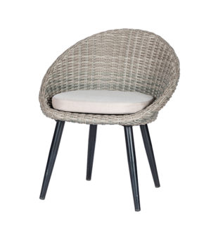 Terrasstoel Egg chair grey