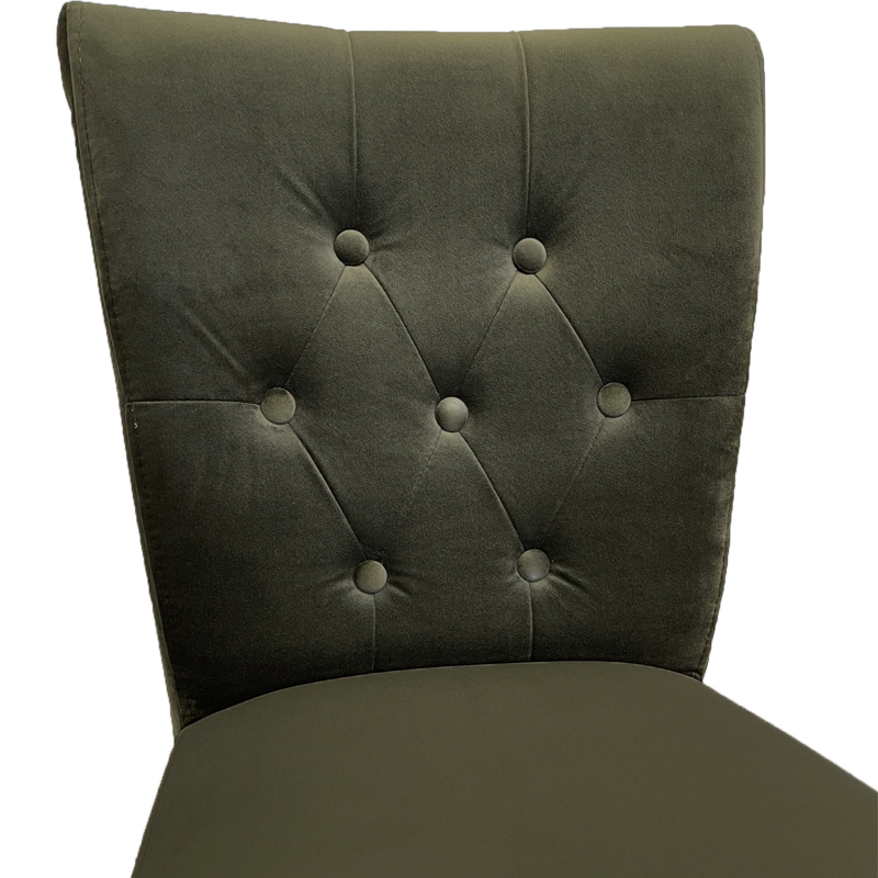Stoel Bink velvet groen