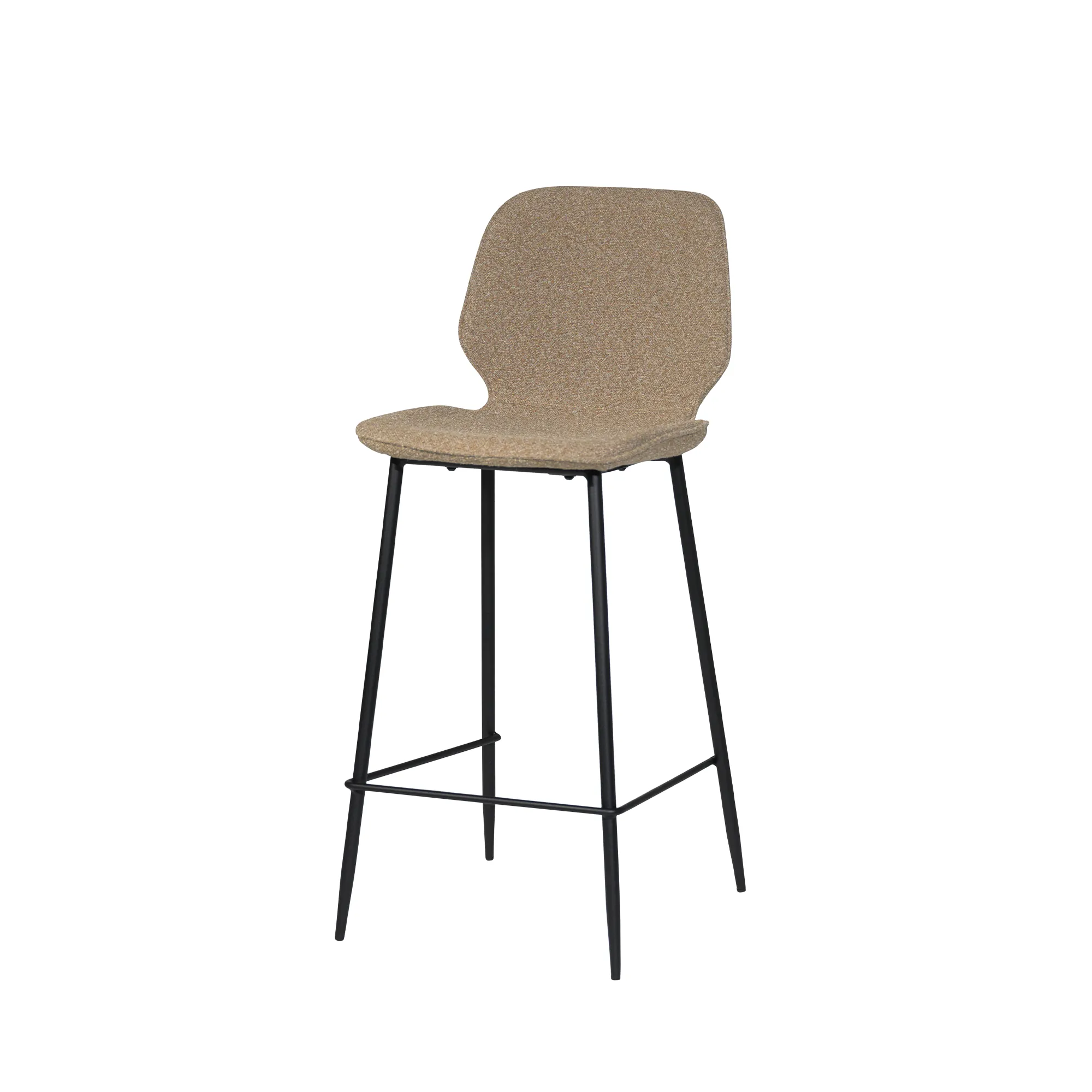 Barkruk Ocean Bouclé halfhoog