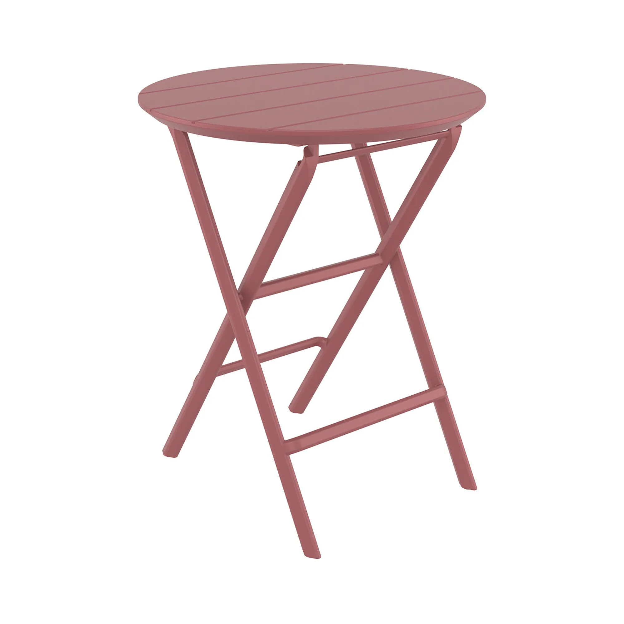 Klaptafel Tivoli rond 60 cm marsala