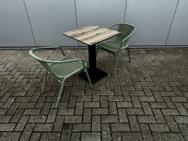 2-persoons terrasset Oak