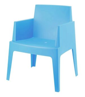 Terrasstoel Box lichtblauw