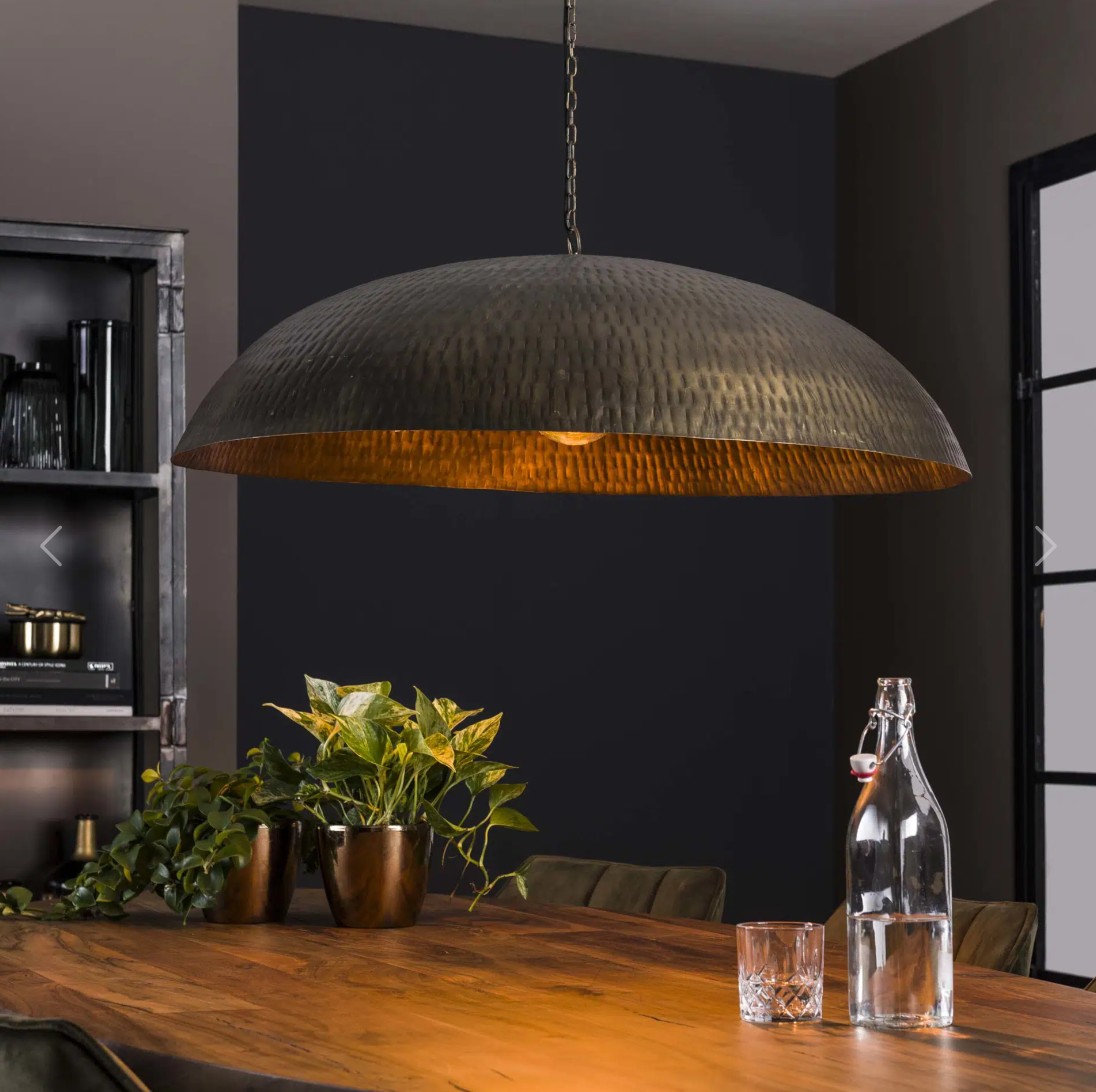 Hanglamp brons antiek